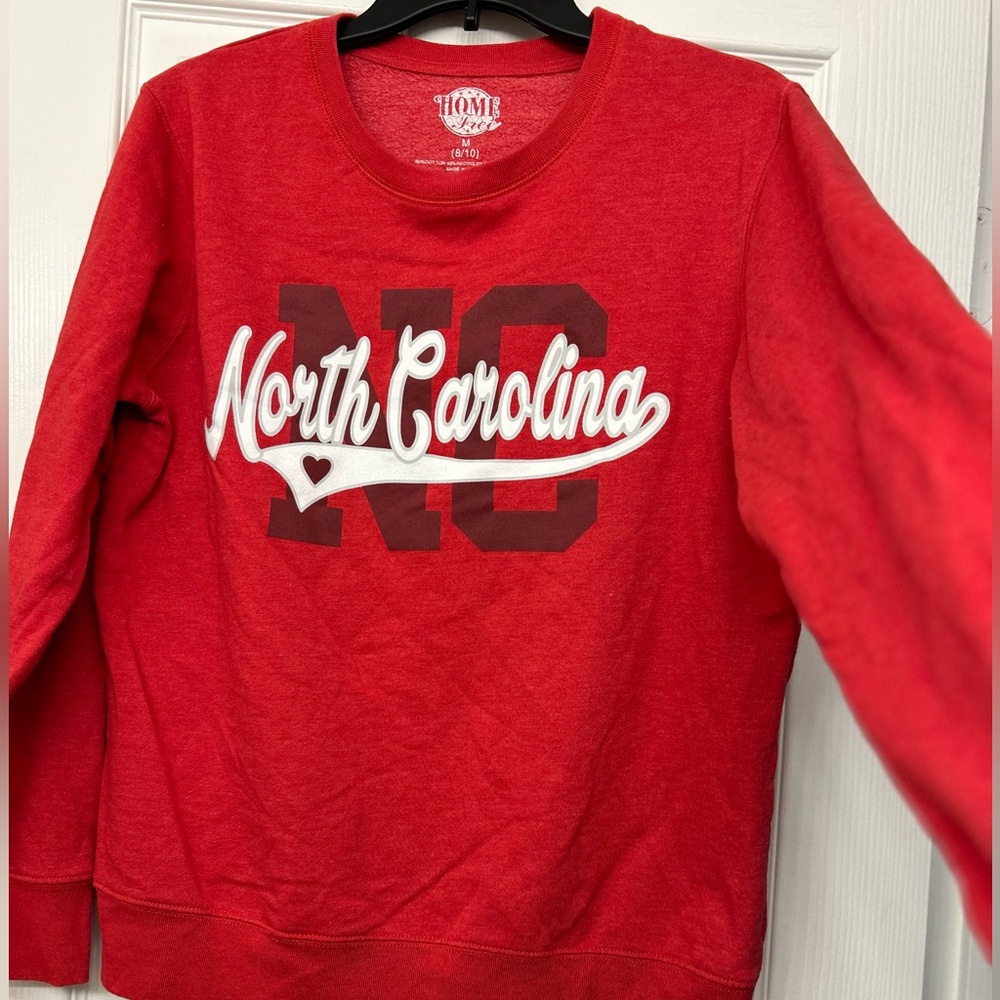 Home Women's Red North Carolina Sweater